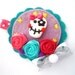 SALE Dia de los Muertos Boutique Hair Clip- Day of the Dead Hair Clip - Mexico