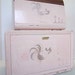 Vintage 1950s PINK metal Breadbox and Matching Foil, Wax Paper and Paper Towel Holder/ Dispenser by RANSBURG