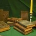 Antique EMBOSSED GERMAN Evangelical LUTHERAN Church Religious Books, Large Group of Eleven