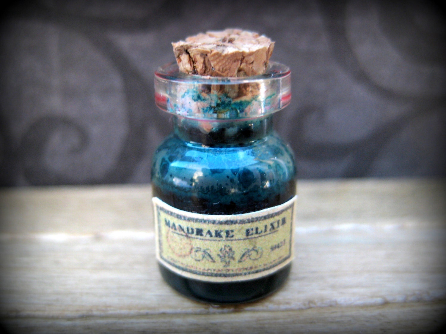 Items similar to Mandrake Elixir Potion Bottle in Dolls House Miniature ...