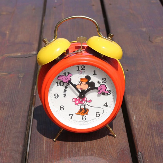 Disney Minnie Mouse Dual Bell Alarm Clock