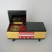 Vintage Music Box . Jewelry Trinket Secret Stash . Japanese Turntable Console . Lacquer .