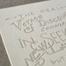 Discovery - a hand-lettered Proust quote