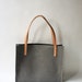 Grey Horizontal Tote