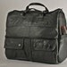 Steel leather handbag with matte industrial hardware. One of a kind. Ready to ship.