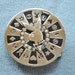 Fun Retro Playboy Bunny Moving Roulette Wheel Belt Buckle High Polish Silver Finish