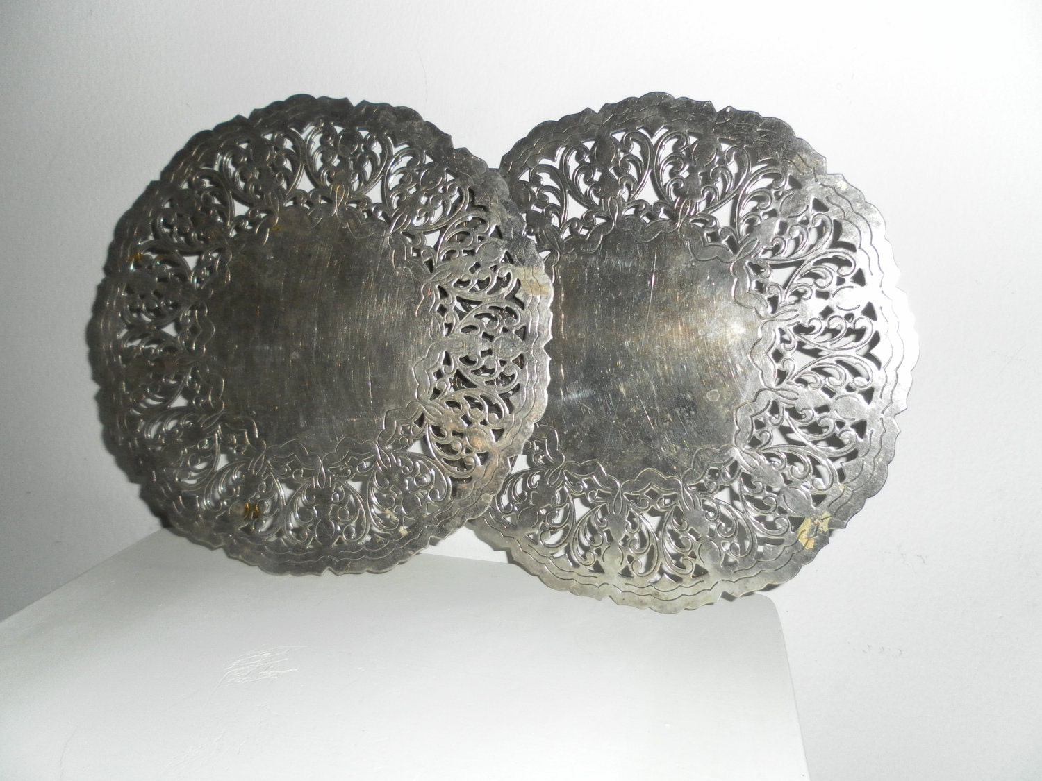 Pair Vintage SILVERPLATE TRIVETS from DENMARK – Haute Juice