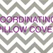 Coordinating Pillow Cover