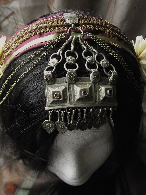 Belly Dance Headpiece Tribal Fusion Moroccan Bazaar