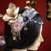 Belly Dance Headpiece- Sea Anemone- Tribal Fusion, Mermaid, Wedding, Festival, Performance