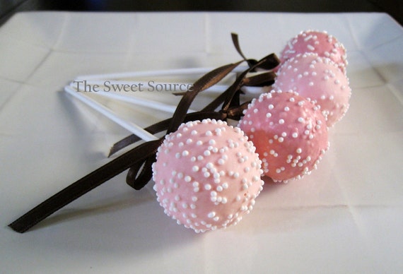 Cake Pops: Pink Baby Shower Cake Pops Made to Order with High Quality Ingredients Il_570xn