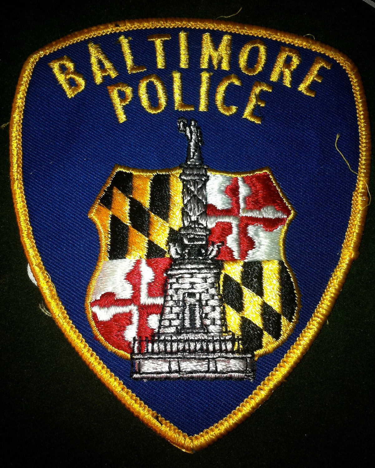 Baltimore City Police Department Patch by BmoreUnique on Etsy