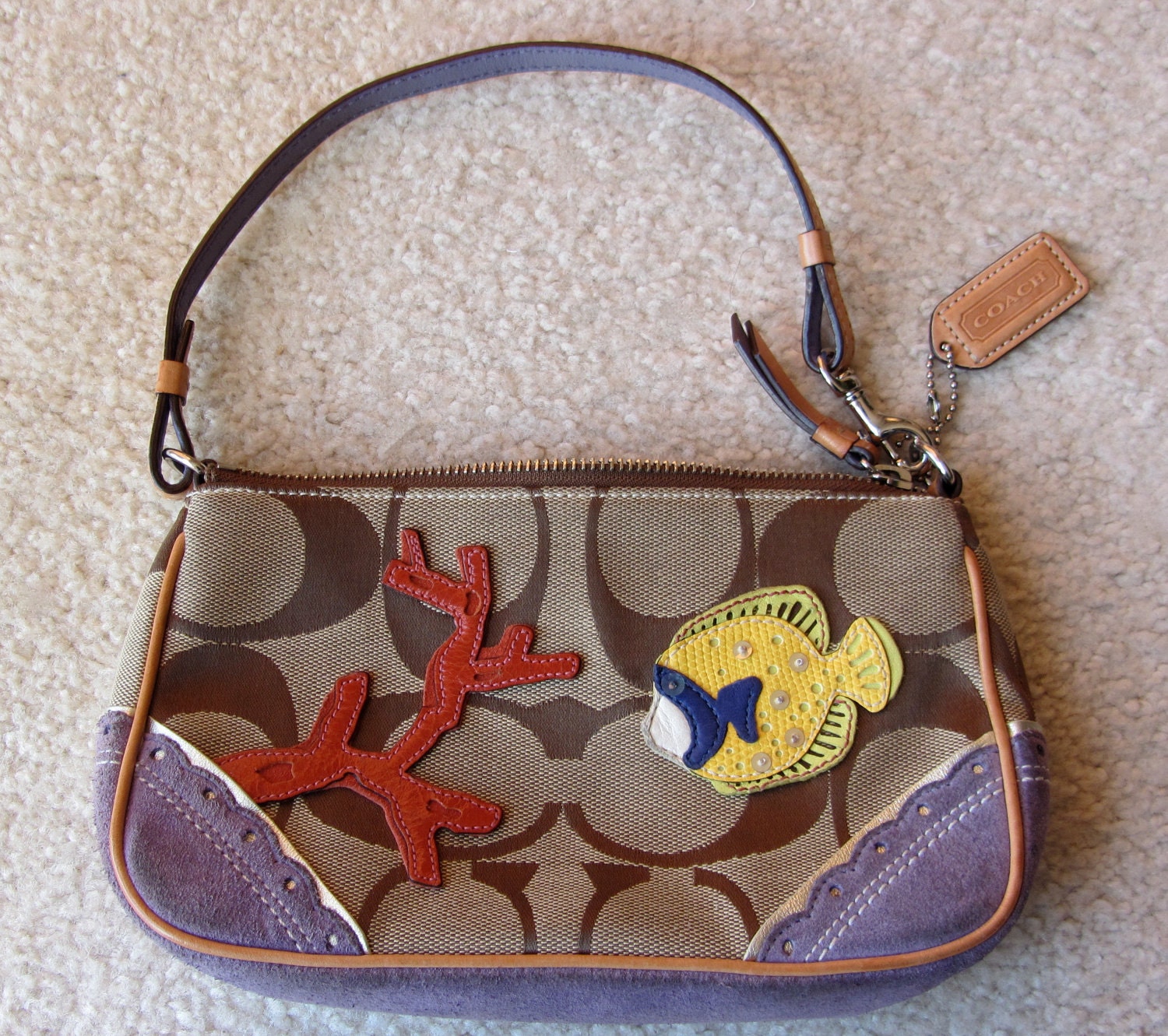 coach fish tote