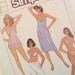 Simplicity Pattern 7672, 1980s Misses' Bias Slip Or Camisole, Bra, Panties, Bikini & Culottes Slip, Size 12
