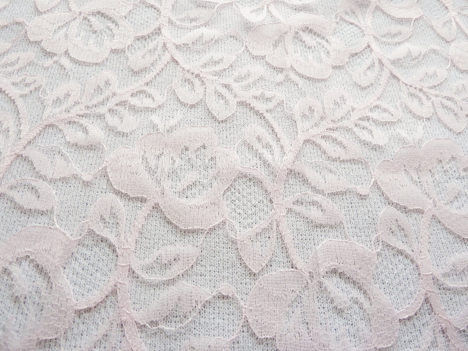 Pink Lace Fabric
