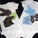 Baby Boy's First Easter Bunny Onesie Bodysuit FREE PERSONALIZATION...Easter Onesie...Easter Bunny Onesie
