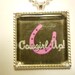 Cowgirl Up Glass Tile Pendant