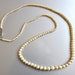 SALE Vintage Pearl Necklace Cultured Sterling Clasp REDUCED FROM 115.00