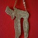 Chai Symbol ORNAMENT: Home Decor Door Wall Hanging Vintage 1980s Pendant