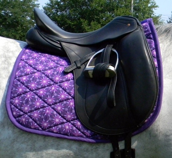 Purple Star Dressage Saddle Pad