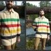 Northwestern Alpine Peak Hudson Bay Four Point Blanket Jacket size Medium