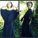 SALE/// Avant Garde Revelation Fringed Capelet Maxi Dress, medium