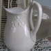 Antique Johnson Bros. England Serving Platter and Unmarked Pitcher - Early 1900's