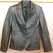 Beautiful Soft Calfskin Leather jacket...Blazer...Coat...Like New...Dark Brown