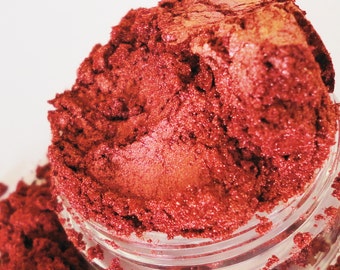 Hot flash Mineral Makeup Eye Shadow eyeliner 5g Sifter Jar red eyeshadow Petite Size