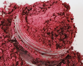 Diablo Mineral makeup Red Eye Shadow 10g Sifter Jar eyeshadow Hot Raspberry
