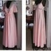 Vintage Peignoir Nightgown robe set SHADOWLINE pink nylon S