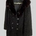 Vintage Fur Coat Persian Lamb & Mink 1970's M L - w/ appraisal