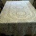 Vintage tablecloth Quaker lace Ecru ivory 70 X 100 oval