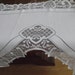 Vintage Lace Mantle Runner White Buffet Bride table tablecloth 92" Long