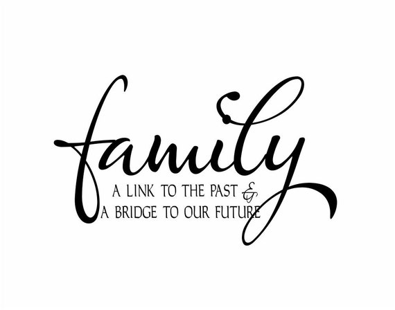 Items similar to Family Wall Decal - Vinyl Wall Quote Saying for Living ...