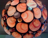 Stained Glass Table Lamp Seashells