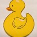 Finished Handpainted Duck Wood Cutout