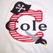 Boutique Boys Pirate Themed initial shirt. Sizes 12M to 14 Youth Long Sleeves or Short