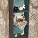 Upcycled ReFabbed vintage wood shelf cabinet - hang or sit - shabby chic - victorian - farmhouse - cottage
