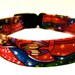 Lady of Guadalupe dog collar / Virgin Mary / Blessed Mary / Red / Rockabilly Pet Collar