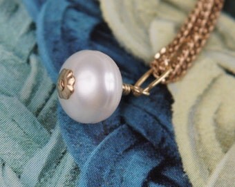 Pearl Charm June Birthstone Pearl Charm Pearl Beads Freshwater Pearl