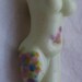 Lampwork Goddess Bead - Hand-Crafted Glass Goddess Sculpture SRAJD, GBUK, fhf