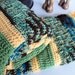 Greens, Browns, and Yellow Crochet Afghan