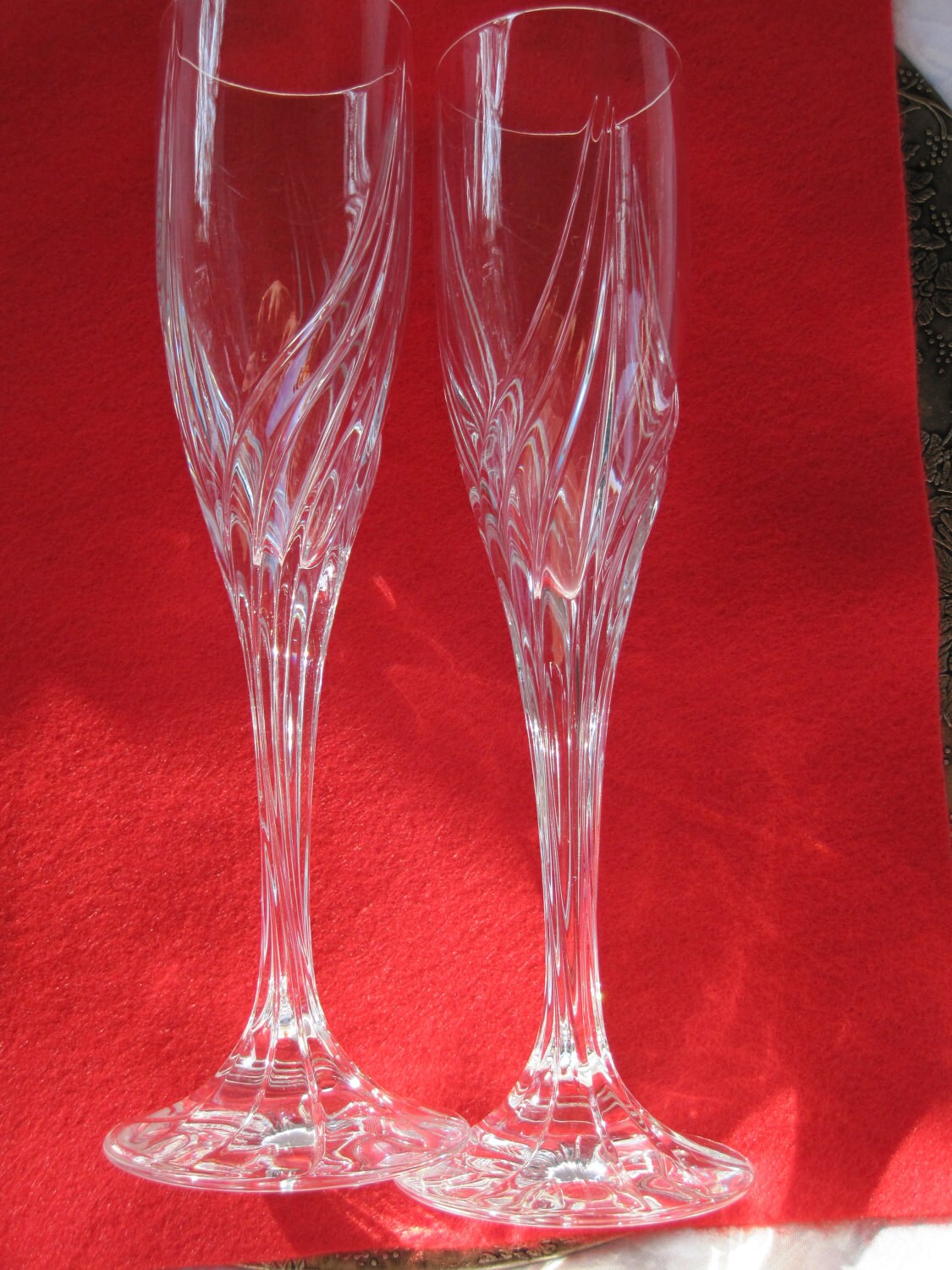 lenox crystal champagne flutes