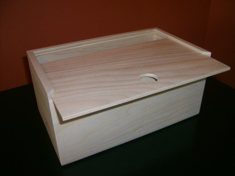 Unfinished Wood Tissue Box CoverKleenex by designcraftindustrie