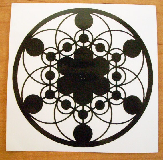 Items similar to Crop Circle Collection - Sacred Geometry Window ...