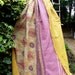 Vintage Kantha Quilt, Beautiful Colours