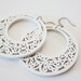 White Wood Dangles