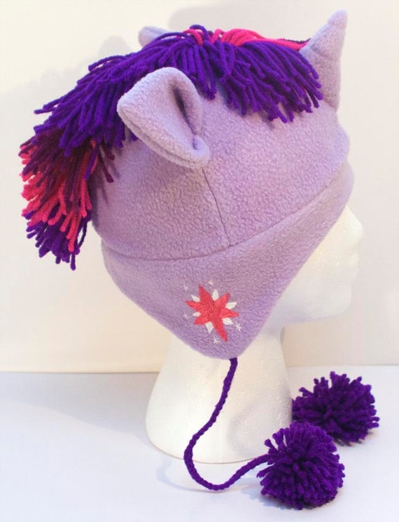 My Little Pony Twilight Sparkle unicorn hat with cutie mark