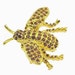Kenneth Jay Lane Jewelry - Rhinestone Insect or Bee Brooch / Pin - Animal